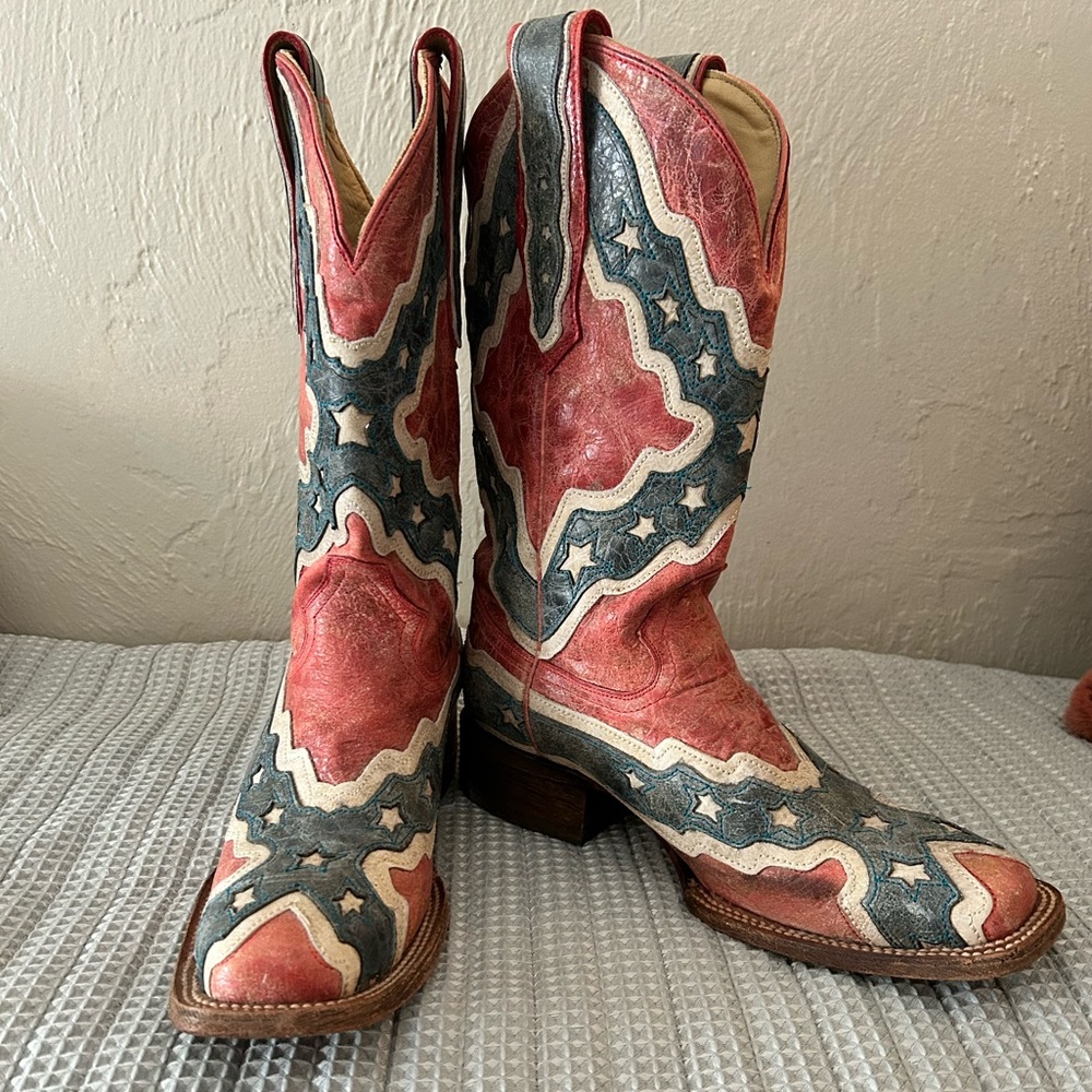 Corral Vintage Flag Cowgirl Boots